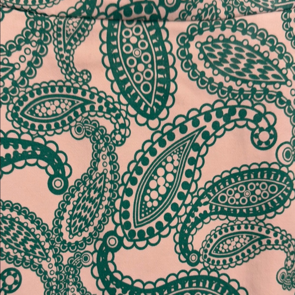 NINE WEST Elegant Green Paisley Dress - Picture 4 of 12